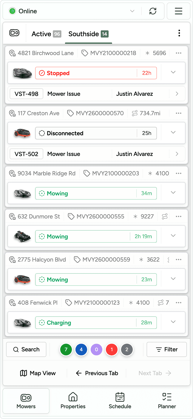 GreenerHub Planner Screenshot